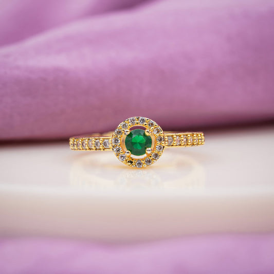 Crown Halo Diamond Ring jewellery product view 2