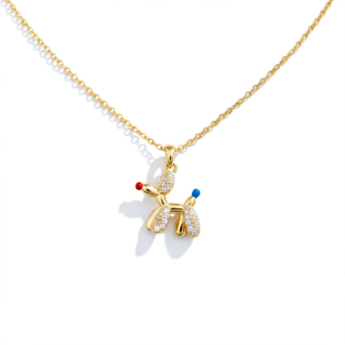 Aurielle Teddy Charm Necklace jewellery product view 3