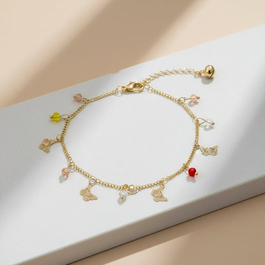 Butterfly Bliss Luxury Anklet jewellery product view 2
