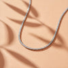 Silver Diamond Tennis Necklace jewellery product view 1