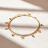 Elite Sparkling Heart Anklet jewellery product view 1
