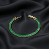 Regal Emerald Glow Bracelet jewellery product view 1