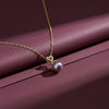 Amore Pearl Heart Necklace jewellery product view 1