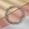 Regal Rainbow Gemstone Luxury Bracelet jewellery product view 1