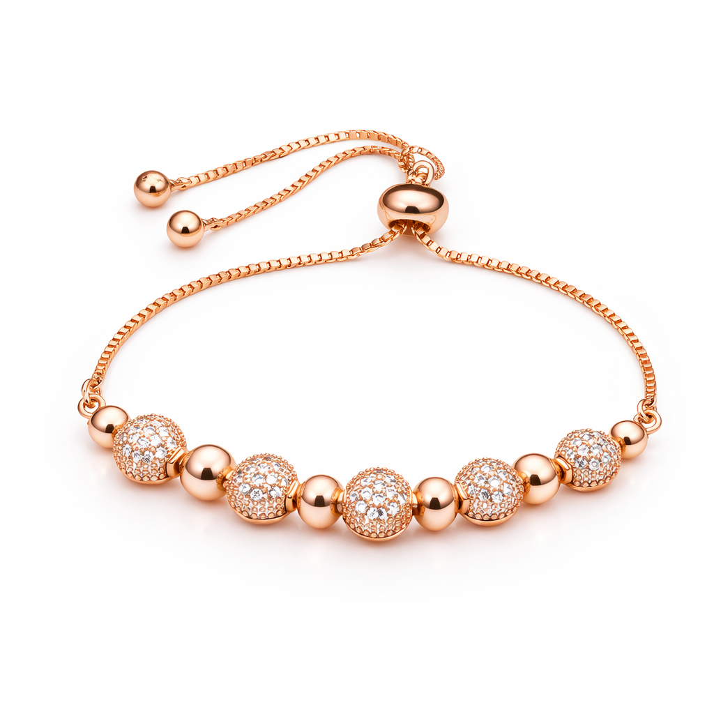 Elite Shine Zircon Slider Bracelet jewellery product view 10