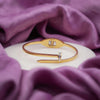 Eterna Shine Gold Cuff Kada jewellery product view 1