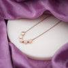 Bharati Rose Gold Necklace jewellery product view 1
