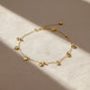 Amora Luxe Heart Charm Anklet jewellery product view 1