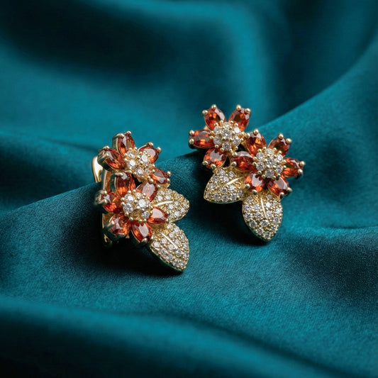 Gulnaar Shahi Crystal Earrings jewellery product view 2