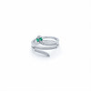 Mystic Emerald Diamond Wrap Ring jewellery product view 1