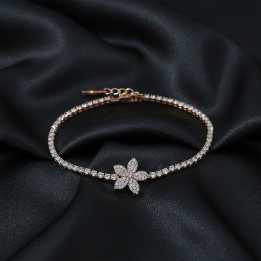 Flora Royale Diamond Tennis Bracelet jewellery product view 2