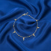 Premium Dolphin Charm Gold Anklet jewellery product view 1