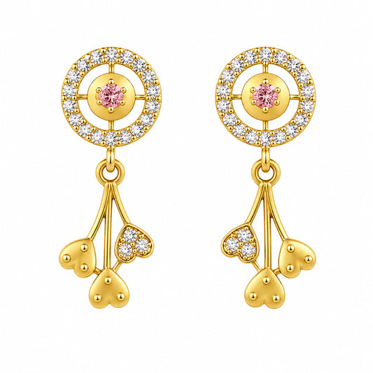 Chandni Bloom Earrings jewellery product view 2