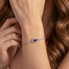 AuraShield Diamond Evil Eye Bracelet jewellery product view 1