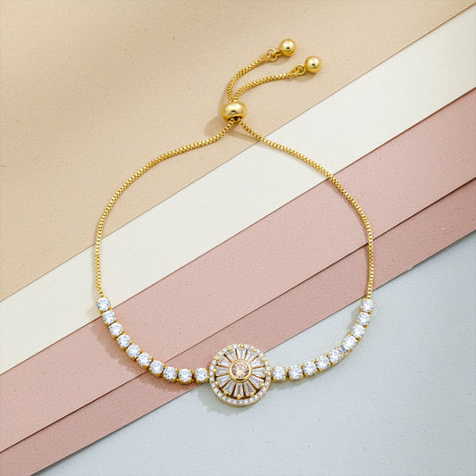 Luxe Orbit Zircon Bracelet jewellery product view 2