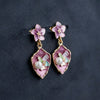 Amethyst Bloom Earrings jewellery product view 1