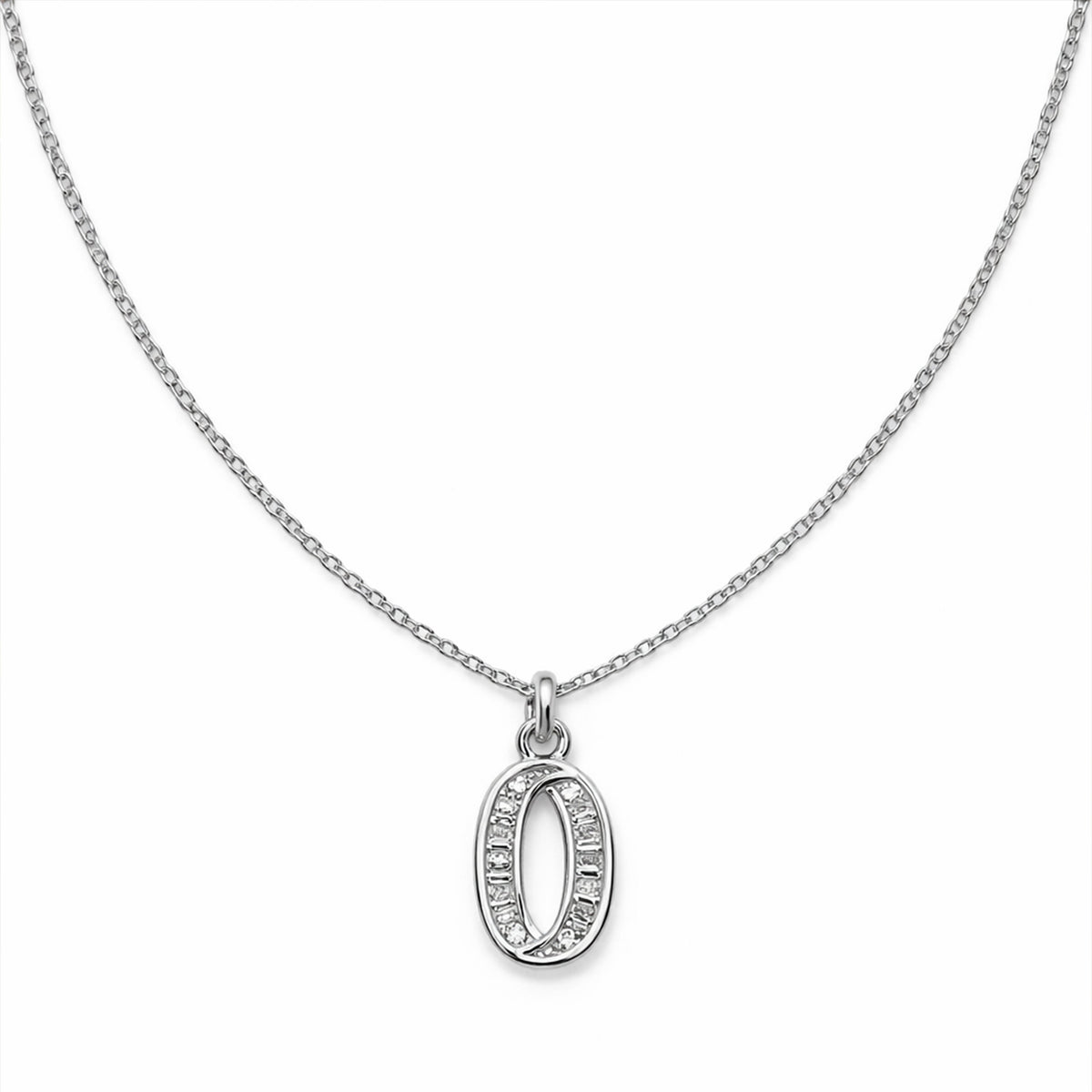 Luxe Oval Crystal Pendant Necklace jewellery product view 7
