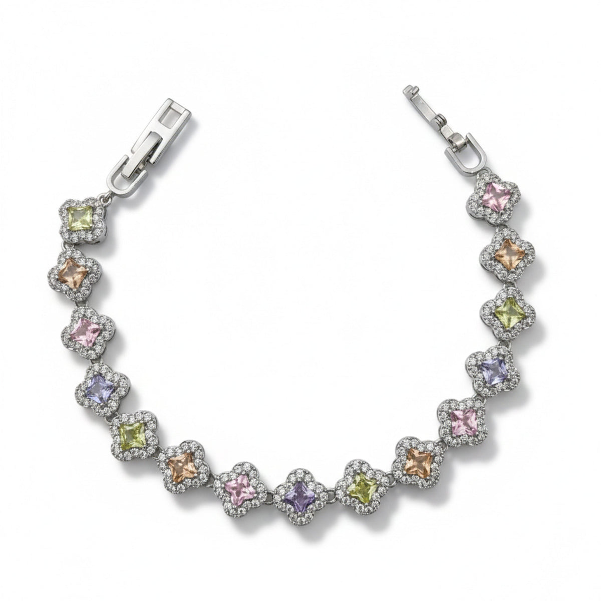 Luxe Petal Diamond Bracelet jewellery product view 6