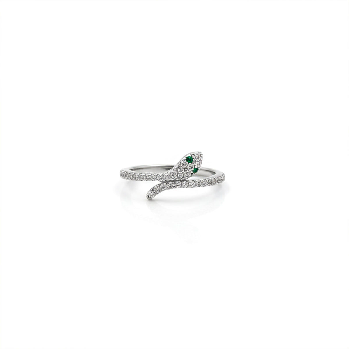Eye Diamond Snake Wrap Ring jewellery product view 5