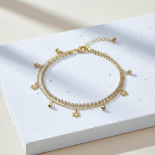 Aura Flora Premium Anklet jewellery product view 2