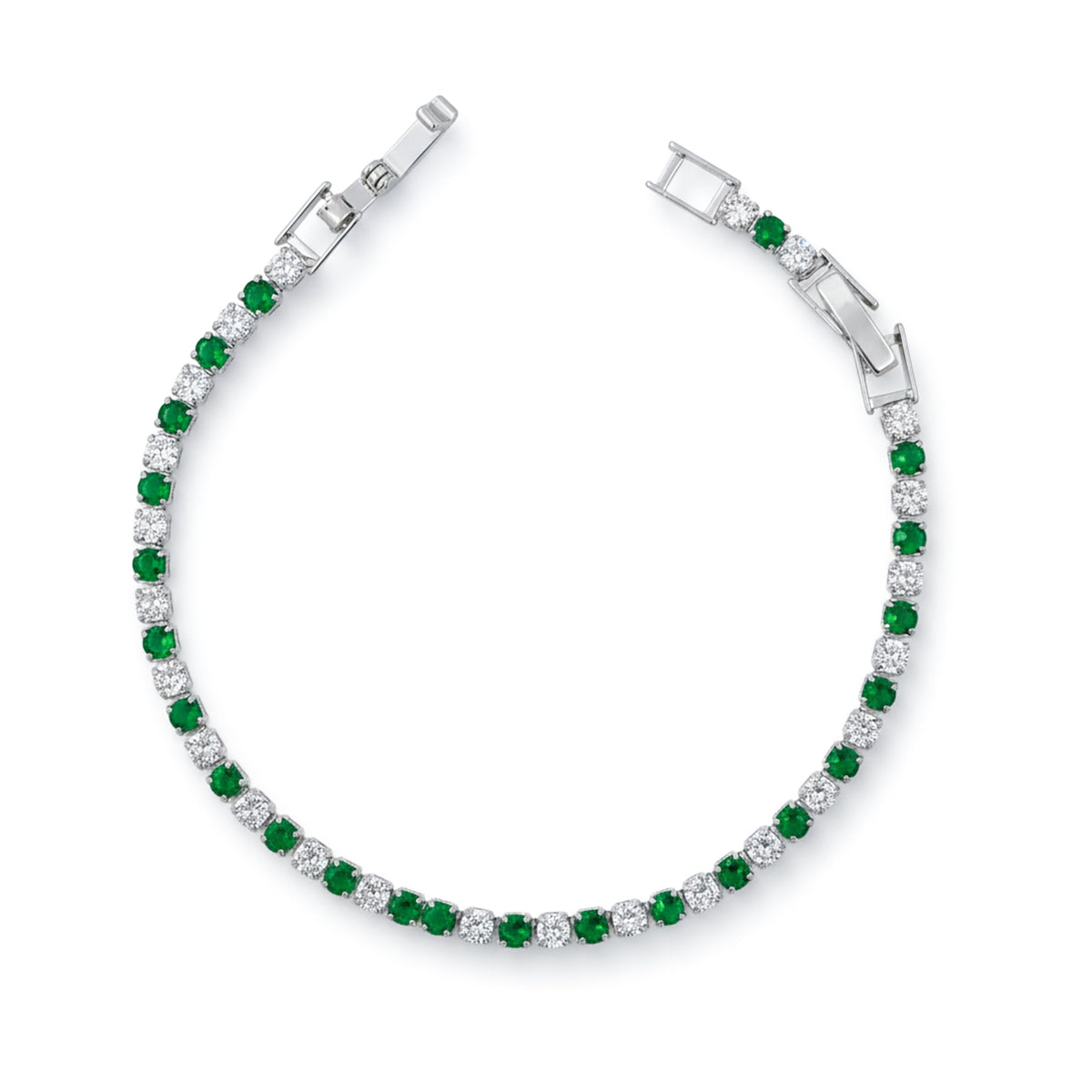 Crown Diamond Tennis Bracelet jewellery product view 6