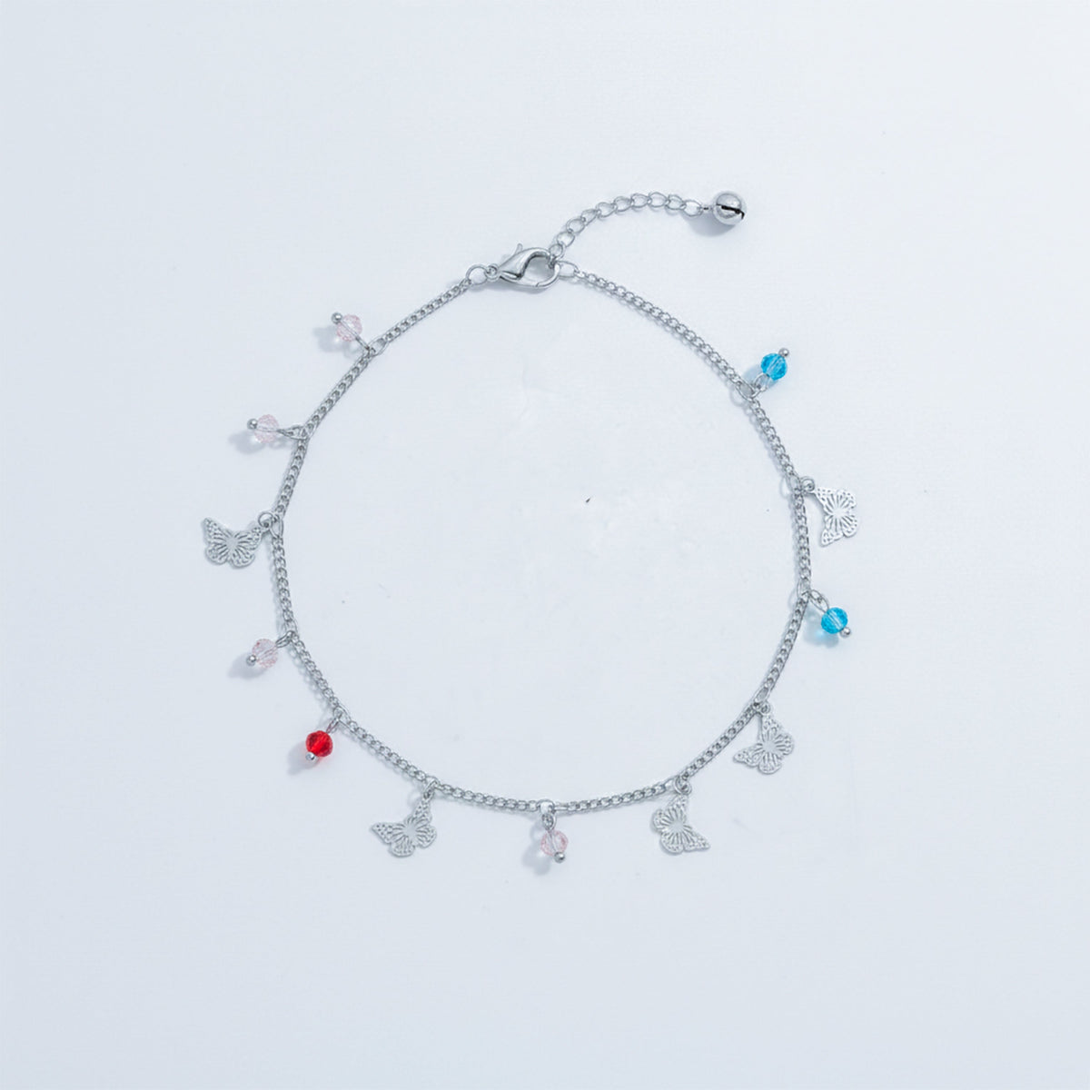 Flutter Butterfly Charm Anklet jewellery product view 5