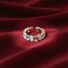 Opaline Luxe Zircon Adjustable Ring jewellery product view 1