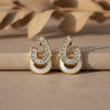 Zircon Arc Statement Earrings jewellery product view 1
