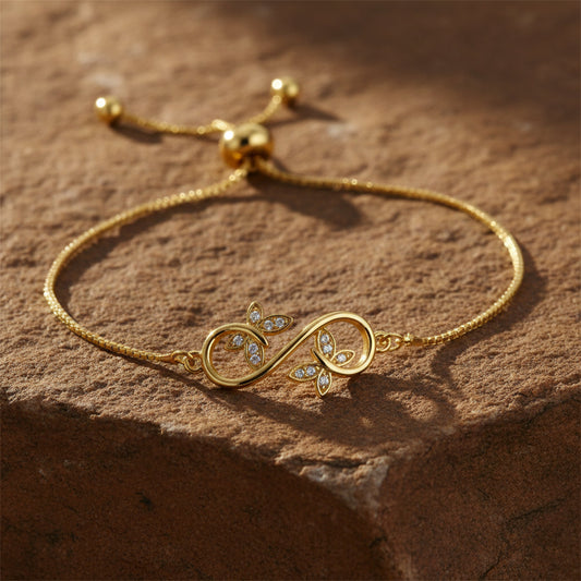 Lumiere Infinity Bloom Bracelet jewellery product view 2