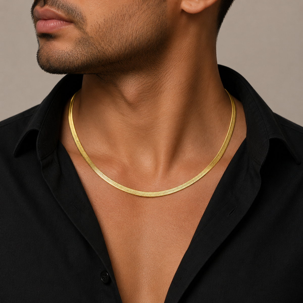 Imperial Herringbone Chain jewellery product view 4