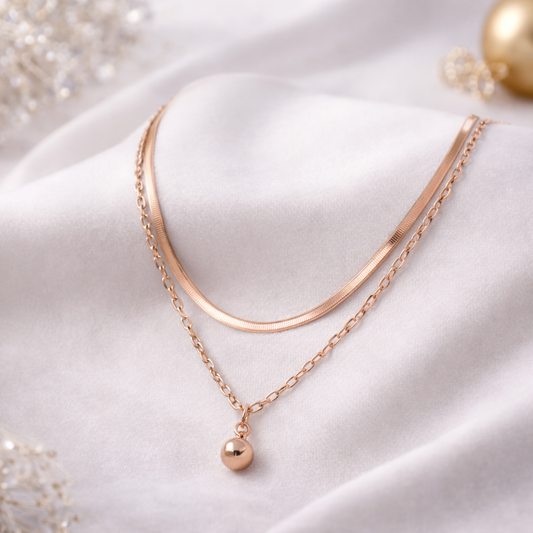 Zyra Twin Grace Necklace jewellery product view 2