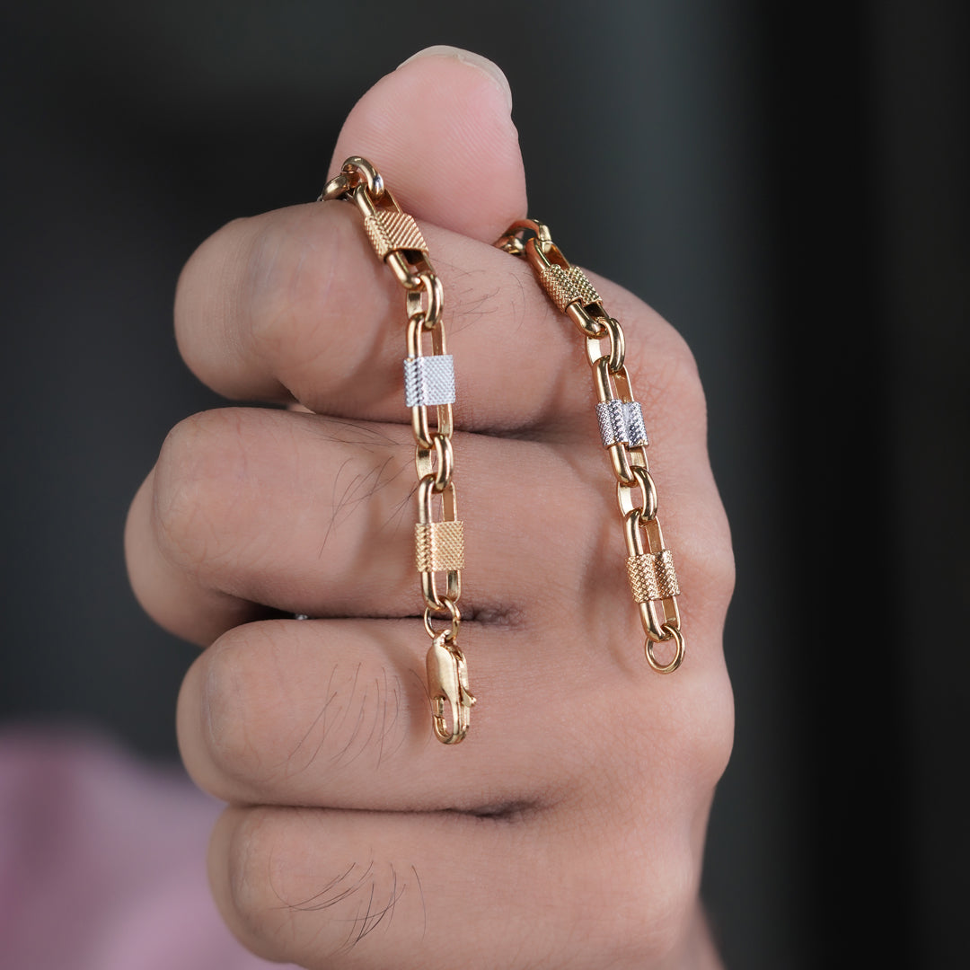 Crown Edition Gold Silver Chain jewellery product view 9