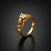 Golden Panther Link Ring jewellery product view 1