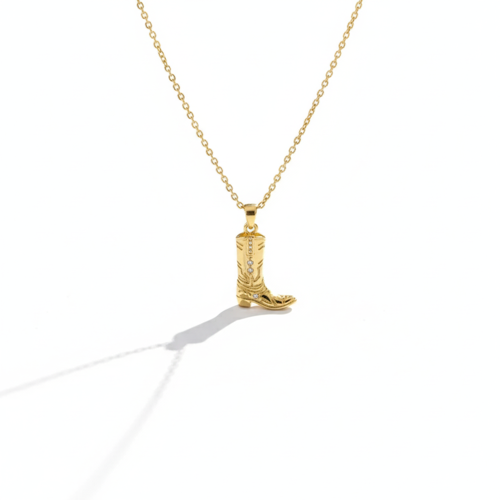 Aurielle Luxe Boot Necklace jewellery product view 6