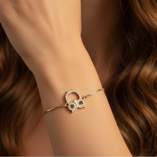 Noctura Owl Luxe Bracelet jewellery product view 2