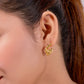 Royal Infinity Twist Gold Earrings jewellery product view 7
