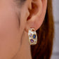 Resin Gems Earrings jewellery product view 9