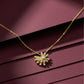 Aurielle Sunburst Diamond Pendant Necklace jewellery product view 2