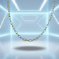 Dual Tone Rectangular Link Chain jewellery product view 4