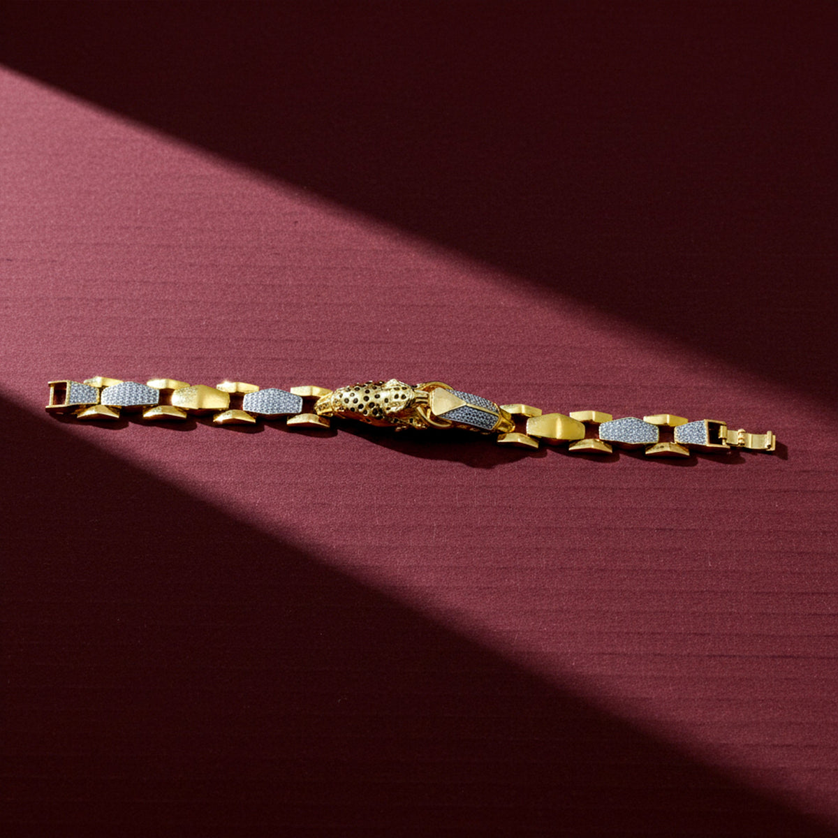 Kingdom Gold Panther Bracelet jewellery product view 3