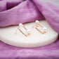 Square Pearl Earrings jewellery product view 5