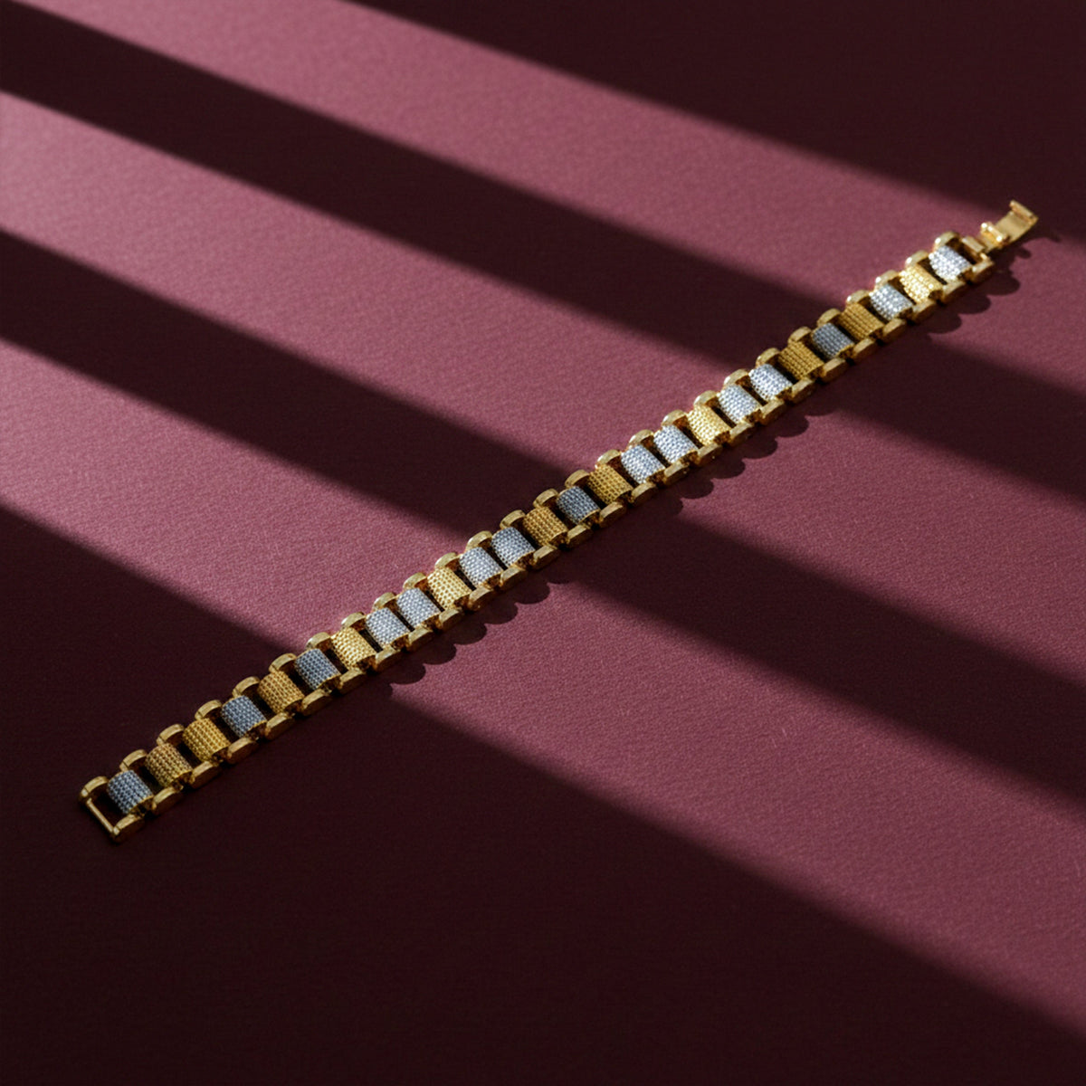 Elite Dual Finish Designer Bracelet jewellery product view 3