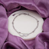Silver Heartbeat Charm Anklet jewellery product view 1