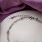 Silver Heartbeat Charm Anklet jewellery product view 3