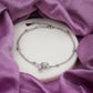 Celestial Knot Silver Anklet jewellery product view 1