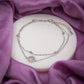 Celestial Tree of Life Silver Anklet jewellery product view 1
