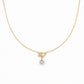 Solitaire Diamond Pendant Necklace jewellery product view 4