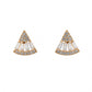 Opulence Arc Crystal Stud Earrings jewellery product view 9
