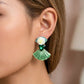 Luxury Blossom Emerald Earrings jewellery product view 3