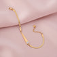 Imperial Gold Bar Snake Chain Bracelet jewellery product view 3